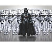 Carta da Parati Gigante 368x254cm Star Wars Imperial Force Letto Murale Nero Con