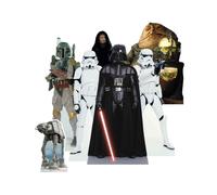 Star Wars Cattivi Ufficiali Tavolo Cardboard Cutouts Pacchetto Di 7