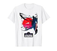 Star Wars Celebration Japan 2025 Logo & Darth Vader Key Art Maglietta, Uomo, Bianco, 5XL