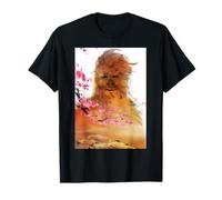 Star Wars Chewbacca Spring Cherry Blossoms Sakura Art Maglietta
