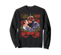 Star Wars Christmas Han Solo Leia I Love The Holidays I Know Felpa