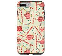 Star Wars Christmas Holiday Hot Chocolate Mugs Pattern Custodia per iPhone 7 Plus/8 Plus