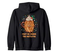 Star Wars Christmas Meet Me Under The Mistletoe Chewie Mug Felpa con Cappuccio