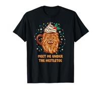 Star Wars Christmas Meet Me Under The Mistletoe Chewie Mug Maglietta