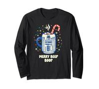 Star Wars Christmas Merry Beep Boop R2-D2 Cocoa Mug Maglia a Manica