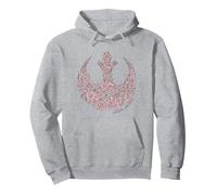 Star Wars Christmas Rebel Roses Logo Felpa con Cappuccio