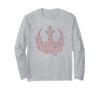 Star Wars Christmas Rebel Roses Logo Maglia a Manica