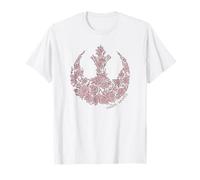 Star Wars Christmas Rebel Roses Logo Maglietta