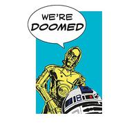 Star Wars Classic Comic Quote Droids - Poster da parete, 50 x 70 cm, motivo: Comar