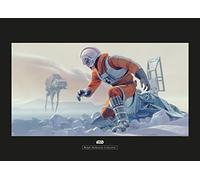 Star Wars Classic RMQ Hoth Battle Pilot Poster da Parete - Dimensioni: 70 x 50 cm - Comar - Stampa Artistica (senza cornice)