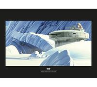 Star Wars Classic RMQ Hoth Echo Base - Dimensioni: 70 x 50 cm - Comar Poster da parete (senza cornice)
