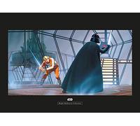 Star Wars Classic RMQ Vader Luke Carbonit Room - Dimensioni: 70 x 50 cm - Comar stampa artistica da parete (senza cornice)