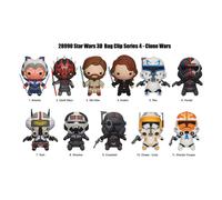 Star Wars Clone Wars 3D PVC Bag Clips Series 4 Display (24)