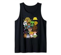 Star Wars Cute Cartoon Character Group Kawaii Canotta