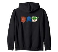 Star Wars Dad Character Letters Family Trip Matching Gift Felpa con Cappuccio