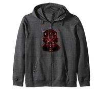 Star Wars Darth Maul Sinister Stare Close Up Face Portrait Felpa con Cappuccio