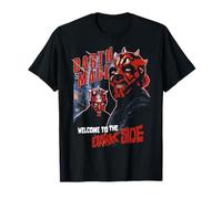 Star Wars Darth Maul Welcome To The Dark Side Dual Portrait Maglietta
