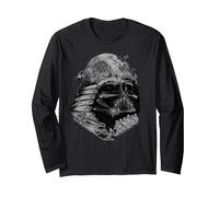 Star Wars Darth Vader Build The Empire Maglia a Manica, Unisex per adulti, Nero, L