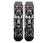 Star Wars Darth Vader Chunky Slipper Socks, Borg Lines, Adulto Taglia 6-11, Grigio e Nero