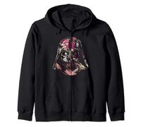 Star Wars Darth Vader Floral Helmet Art Fill Felpa con Cappuccio
