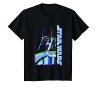 Star Wars Darth Vader Glitch Maglietta, Bambini, Nero, 12 Anni