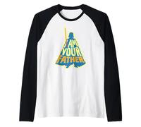 Star Wars Darth Vader I Am Your Father Father's Day Gift Maglia con Maniche Raglan