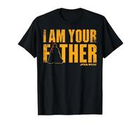 Star Wars Darth Vader Io Sono Tuo Padre Silhouette Maglietta, Uomo, Nero, XL