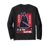 Star Wars Darth Vader It Is Your Destiny To Be My Valentine Maglia a Manica