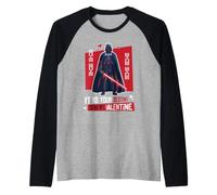 Star Wars Darth Vader It Is Your Destiny To Be My Valentine Maglia con Maniche Raglan