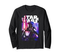 Star Wars Darth Vader Light Saber Glow Maglia a Manica