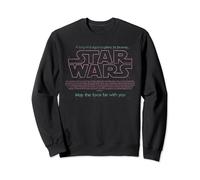 Star Wars Darth Vader May The Force Be With You Poster Felpa