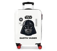 Star Wars Darth Vader Valigia da cabina bianca 38 x 55 x 20 cm rigida ABS chiusura a combinazione laterale 34 l 2 kg 4 ruote doppie bagaglio a mano