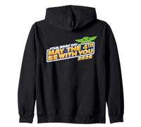 Star Wars Day: May The 4th Be with You 2026 Grogu Logo Felpa con Cappuccio