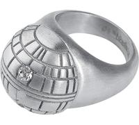 Merchandising Star Wars: Death Star 3D Metal Silver (Anello Tg. S)