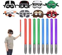 Star Wars - Decorazione per compleanno, motivo: spada laser, 16 pezzi, regalo di compleanno per bambini, regalo di compleanno, festa di compleanno, tema galassia, calendario dell'Avvento, contenuto