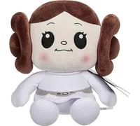 Mattel Star Wars - Peluche del club del ritorno dello Jedi, bambola morbida della principessa Leia, 40° anniversario da collezione, circa 17,8 cm