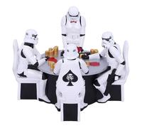 Nemesis Now Star Wars Diorama Stormtrooper Poker Face Figure 18 Cm Bianco