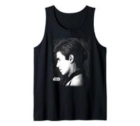 Star Wars EP II Anakin Black & White Side Profile Portrait Canotta