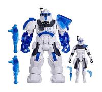 STAR WARS Epic World of Action Clone Captain Rex Mech Force Suit, tuta mech da 16,5 cm e action figure da 10 cm, giocattoli per ragazzi e ragazze dai 4 anni in su (esclusiva Amazon)