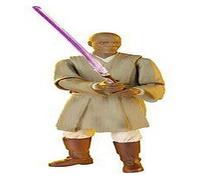 Star Wars Episode III 3 Revenge of the Sith MACE WINDU Force Combat Action Figure #10