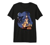 Star Wars Episode V A New Hope Vintage Retro Poster Artwork Maglietta Premium