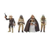 Star Wars Hasbro The Vintage Collection, Abitanti della Corte di Jabba, Action Figure da 9,5 cm ispirate al Film Ritorno dello Jedi, Confezione da 4