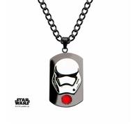 Star Wars Episodio 7 Stormtrooper Cane Etichetta Acciaio Ciondolo Collana W/22 "