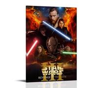 Star Wars Episodio III - La vendetta dei SithPoster impermeabile da parete poster artistico da parete stampa domestica impermeabile a prova di umidità, facile da installare e resistente allo