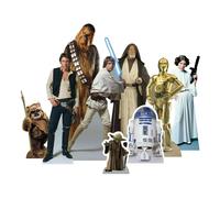 Star Wars Eroi Ufficiali Tavolo Top Cartone Cutouts Pacchetto Di 9