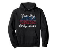 Star Wars Family Trip 2025 Lightsaber Logo Felpa con Cappuccio