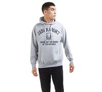 Star Wars - Felpa con Cappuccio da Uomo Jedi Knight Grigio (Grigio Heather Hgy) L