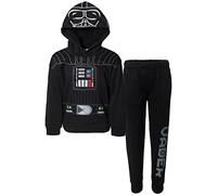 Star Wars Felpa con Cappuccio e Pantaloni in Pile Darth Vader per Bambini Piccoli Nero 5