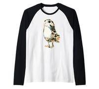 Star Wars Floral Print Tropical Porg Maglia con Maniche Raglan