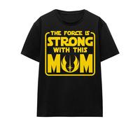 Star Wars Force Is Strong With Mum Maglietta Festa della Mamma Adulto (TV17134)